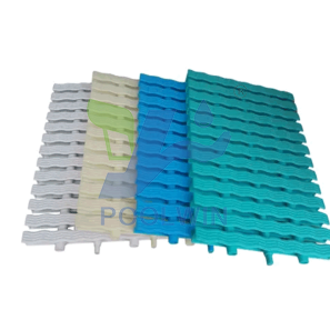 Factory Swimming Pool Accessories Wavy Grating Overflow High Quality ABS Different Colors Non-skid Plastic Gratings