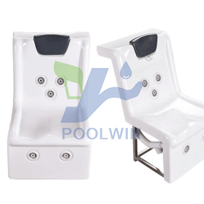 Electric Massage Accessories Swimming pool Soaking Seat Acrylic Jets Massage Seat 