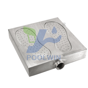 New Factory Supplier Stainless Steel Swimming Pool Water Foot Spa Accessories Feet Massager Shower