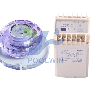 Swimming pool bath hot spring pool temperature display amethyst temperature display 