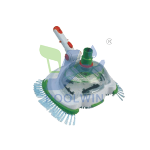 Luxury Pool Vacuum Head with Nylon Brush Swimming Pool Cleaning Vacuum Head with Transparent Cover and Easy Button