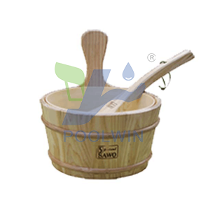 Special accessories for sauna room wooden bucket wooden spoon 