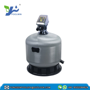 Swimming pool automatic filter backwash sand cylinder top out with flange interface 2 inches 