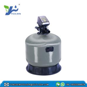 Swimming pool automatic filter backwash sand cylinder top out of the clamp interface 1.5 inches 