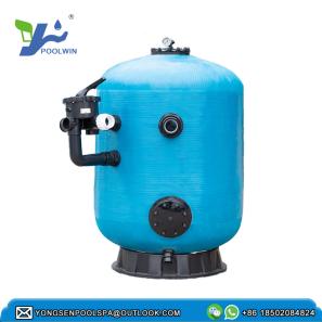   High-grade swimming pool special water filtration equipment glass fiber shell side out of the filter sand cylinder 2 inches